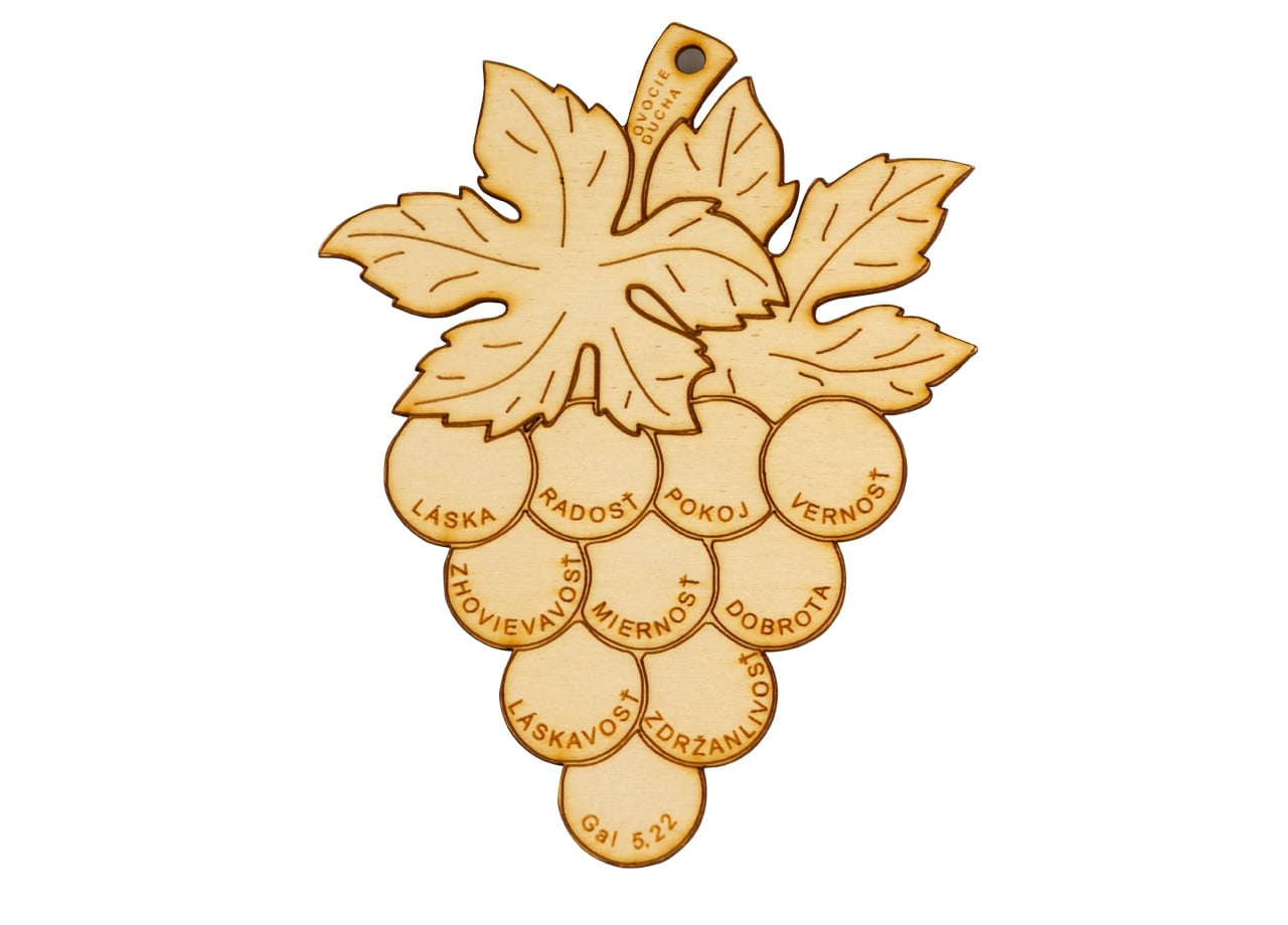 D hrozno ovocie ducha