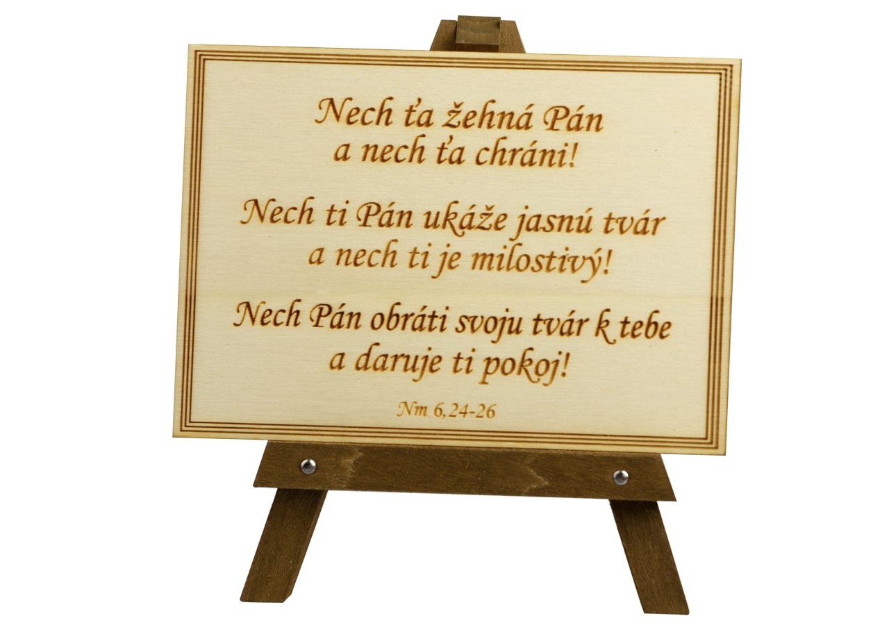 D tabulka so stojanom nech ta zehna pan